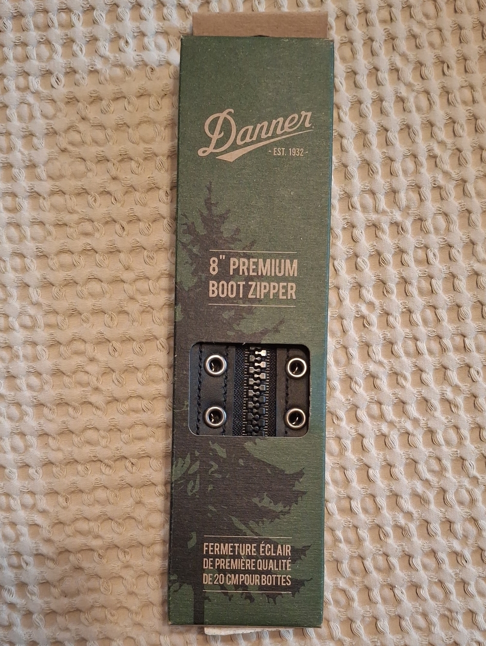 Danner 8" Premium Boot Zipper in Black
